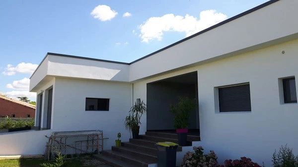 Rénovation-de-gouttière-en-aluminium Montauban